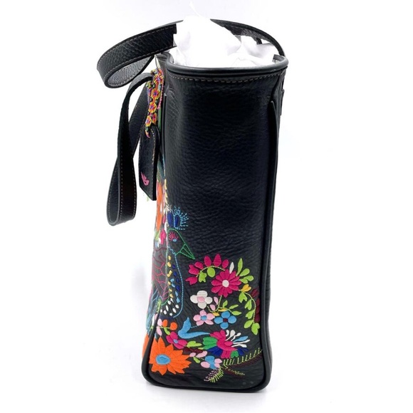 Consuela Frida Shady Black Floral Classic Tote Bag. NWOT - Picture 5 of 11